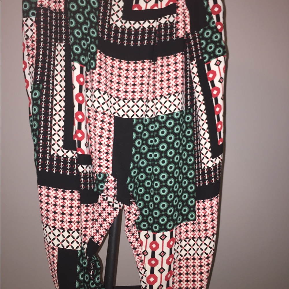 Hammer print colored pants